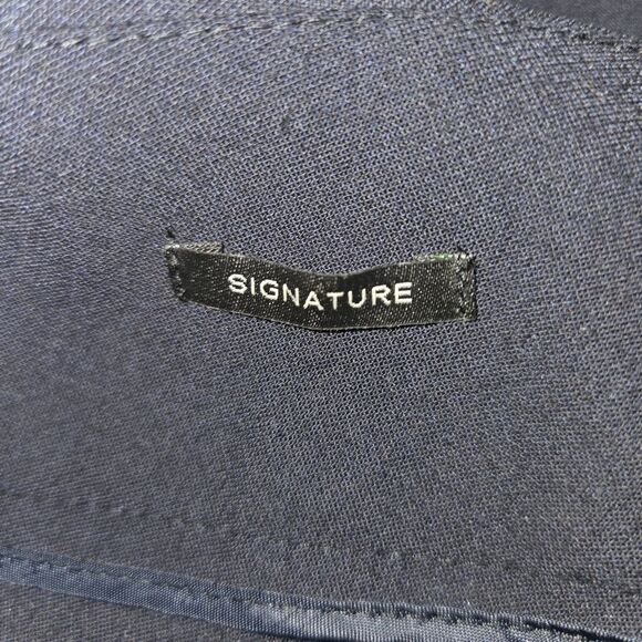 Talbots Signature Navy Blue Seasonless Straight Leg Dress Pants Size 8 Jo1804 - Picture 5 of 6